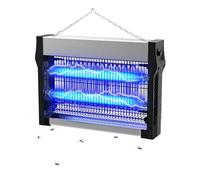 Lampe Anti-Moustique 20W, Tue Mouches Électrique 2500V, Surface Couverte 80 m², Destructeur d’Insectes, Piège à Mouches Intérieur Extérieur pour Maison, Cuisine et Restaurant