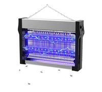 Lampe Anti Moustique 2500 V, Tue Mouche Électrique avec Tubes LED, Double Attraction UV, Surface Couverte 80 m², Piège à Insectes Intérieur pour Maison, Cuisine, Restaurants
