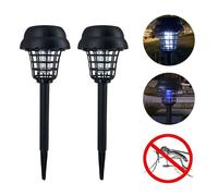 Lampe anti moustique 2pcs 35.5 x 9cm lampe solaire exterieur pour jardin - Roame - anti moustiques et insectes nuisible pour doubl
