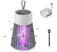 Lampe Anti Moustique, 360 ° UV Tueur d'Insectes Piège à Mouche Efficace Portée 100m²Pas Rayonnement pour Intérieur et Extérieur