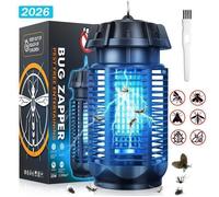 Lampe Anti Moustique 4000V 20W, Électrique Moustique, Anti Insectes Répulsif Efficace Portée 120m² - Camping Intérieur Extérieur