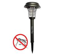 Lampe Anti Moustique Électrique Solaire,UV Lampe Anti Moustique Exterieur Solaire IP44 Étanche Extérieur Rechargeable Anti Insectes Répulsif pour Jardin Pelouse Mites, Mouches,Insectes Anti Mouche
