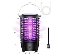 Lampe Anti Moustique Électrique USB 2000V, Tueur de Mouches et Moustiques pour Intérieur, Piège Anti Mouche et Insectes avec Boîte de Collecte Amovible et LED Multi-Ondes