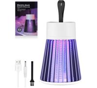 Lampe Anti Moustique Éxterieur,2000 V Lampe Anti Mouche Avec Chargement Usb,Tue Mouche Électrique Appareil Anti Moustique Capture