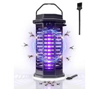Lampe Anti Moustique Exterieur et Interieur 4200V, Piège Électrique 15W pour Été, Élimination des Mouches et Insectes Volants, Anti Moucherons Intérieur, Tueur d'Insectes pour Maison, Jardin