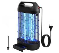 Lampe Anti Moustique Interieur, Piège à Mouche Intérieur UV 18W, Efficace Portée 80m², Tue Mouche Insecte Électrique Lumière Bleue Anti Insecte pour Maison Chambre Cuisine Salon