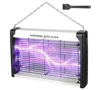 Lampe Anti Moustique - Lampe UV Anti Moustique Électrique 20W - Efficace sur Une Surface de 25-30m² - 1800 V pour Intrieur Extrieur