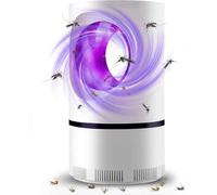 Lampe Anti Moustique, Lampe UV Moustique Interieur, LED Répulsif Tueur de Moustiques Attrape Mouche, Piège Anti-Insectes Électrique USB, Appareil Anti Moustiques Intérieur Non Toxique, Efficace, Sûr