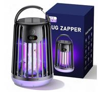 Lampe Anti Moustique Solaire UV USB, Moustique Electrique LED, Lampe Moustique Exterieur pour Camping Jardin Terrasse - Anti Mouche Intérieur/Extérieur
