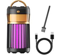 Lampe Anti Moustique Ultrason, Tue Mouche Electrique 2000V, Appareil Anti Moustique Batterie et Rechargeable USB Camping