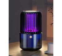 Lampe Anti Moustique, UV Tue Mouche Électrique, 3000V Appareil Anti Mouche 15W Tueur Mouche Electrique, Rechargeable