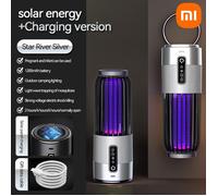 Lampe anti-moustique Xiaomi Chargement solaire Insectes 360 °Piège lanterne de Camping, tapette électrique, fonction de tem[ANT124]