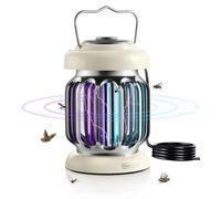 Lampe anti-moustiques électrique, 2 lampes - Spectre UV hybride, 15W - Plastique ABS - Pour intérieur et extérieur