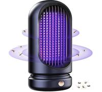 Lampe anti-moustiques électrique USB - Piège à insectes avec lumière UV - Pour l'intérieur et l'extérieur (Bleu)