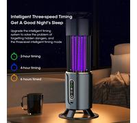 Lampe anti-moustiques HOMEFISH alimentée par USB pour la recharge ou la branchement sur secteur, piège à insectes électrique, lampe anti-moustiques d'extérieur Not Rechargeable
