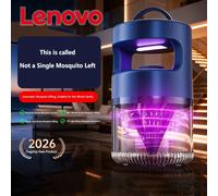 Lampe anti-moustiques Lenovo à lumière UV bleue, attracteur de moustiques par électrocution, destructeur d'insectes 2-en-1, rechargeable 1200 mAh, pour patio et voyage 2026 BLUE