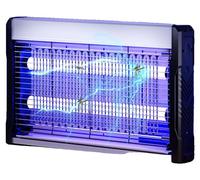 Lampe anti-moustiques, lumière UV 365 nm, acier inoxydable austénitique, dimensions : 39,5 cm x 24,5 cm x 5,7 cm, port de chargement de type C, récipient de stockage amovible