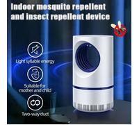 Lampe anti-moustiques photocatalytique domestique 1 pièce, piège à moustiques d'intérieur, alimentation USB, silencieuse, po[LA239]