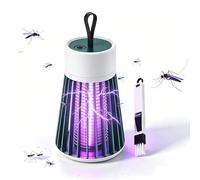 Lampe anti-moustiques rechargeable à 360° avec lampe UV, piège à mouches électrique rechargeable par USB pour l'intérieur, l'extérieur, le camping et le jardin - Répulsif efficace contre les