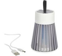 Lampe anti-moustiques rechargeable à poser ou à suspendre - - ALTOBUY Gris