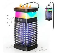 Lampe Anti-moustiques Solaire- AIMIUVEI- LED UV Tue-Mouche- Couvre jusqu'a 195 m²- IP45 pour Interieur, Extérieur, Patio, Camping