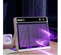 Lampe Anti-Moustiques - Suspendable ou Posable sur Surface Plate - 3000V - Batterie 2400mAh - Intérieur/Extérieur-USB Rechargeable