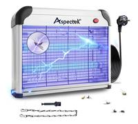 Lampe Anti-Moustiques UV 20W 2800V, Tue-Mouches Électrique, Piège à Insectes Volants Intérieur