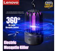 Lampe anti-moustiques Xiaomi, lumière UV bleue, choc électrique, 2 en 1, 1200mAh, Rechargeable, pour Patio, voyage, nouveau Black Plug-in