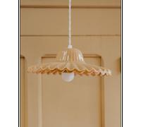 Lampe baladeuse en céramique beige n°103