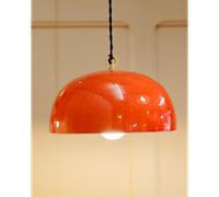 Lampe baladeuse en céramique orange n°102