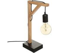 Lampe bois angle droit H46 Wild
