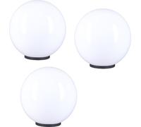 Lampe boule Ø 30 cm set de 3 opales blanc E27 sans câble de raccordement