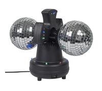 Lampe Boule Disco - PARTY TIME - Double - USB - Noir