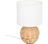 Lampe à poser boule ""Sand"" jacinthe beige H37cm - Atmosphera Créateur d'intérieur