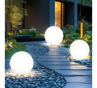 Lampe Boule Lampe de Jardin LED Boule Lumineuse Terrassenleuchte Blanc 3x