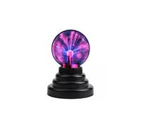 Lampe boule magique noir plasma nouveauté sphère électrostatique usb veilleuse tactile cadeau décoration de la maison pour enfants