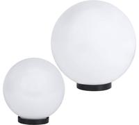 Lampe boule set de 2 20/30cm blanc E27 sans câble de raccordement