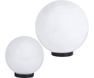 Lampe boule set de 2 20/30cm blanc E27 sans câble de raccordement