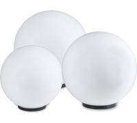 Lampe boule set de 3 pièces 30/40/50cm blanc E27 sans câble de raccordement