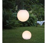 Lampe boule solaire Star 481-81, blanc, environ 23 x 25 cm
