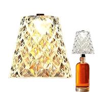 Lampe Bouteille Sans Fil, Abat-jour LED Sans Fil Bouteille, Variateur Tactile 3 Couleurs Abat-jour Lumineux Bouteilles, Lampe Table Rechargeable USB Bouteilles Vin, Pour Maison Chambre Ou Le Salon