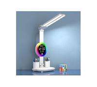 Lampe bureau enfant sans fil, LED dimmable, 3200 mAh, écran LCD, 3 couleurs