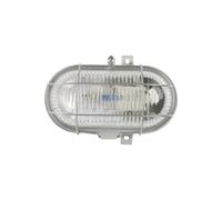 OVAL 100W E27 Abat-jour gris transparent 100178