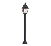 Lampe Candélabre Lampadaire Luminaires de Jardin Hauteur 109 CM Lanterne Noir