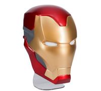 Lampe Casque Iron Man - Lampe Officielle Tony Stark, Cadeau Collectible Marvel, Lumière de Nuit Accent Avengers pour Mur ou Bureau