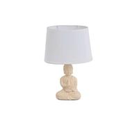 Lampe céramique Bouddha beige 34 cm
