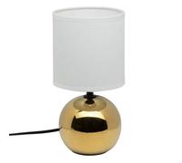 Lampe céramique ""Timéo"" H25cm or - Atmosphera Créateur d'intérieur