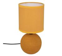 Atmosphera - Lampe boule Timeo - jaune ocre - H25 cm
