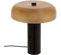 Lampe champi Jody H37 verre ambre et noir Atmosphera Ambre G