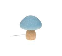 Lampe Champignon bleue - - Bleu - Porcelaine